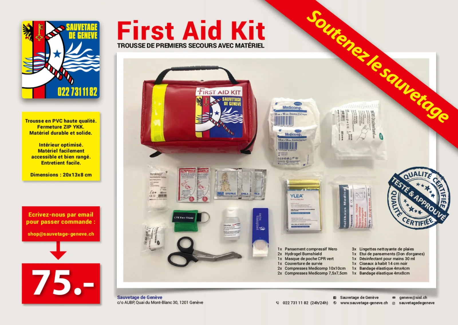 Trousse de premiers secours